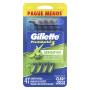 Aparelho Descartável para Barbear Gillette Prestobarba3 Sensitive 4 Unidades Pague Menos
