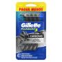 Aparelho Descartável para Barbear Gillette Prestobarba3 Carbono 4 Unidades Pague Menos
