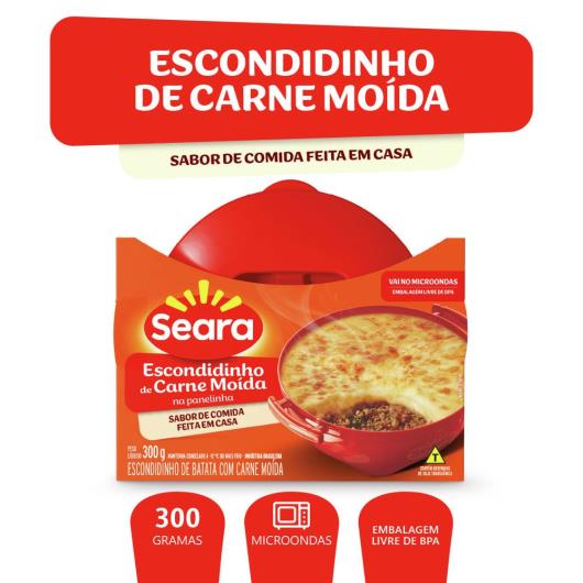 Escondidinho Carne Moída Seara na Panelinha Pote 300g - Imagem em destaque
