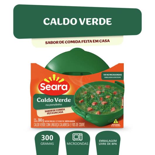 Caldo Verde com Calabresa Seara Na Panelinha 300g - Imagem em destaque