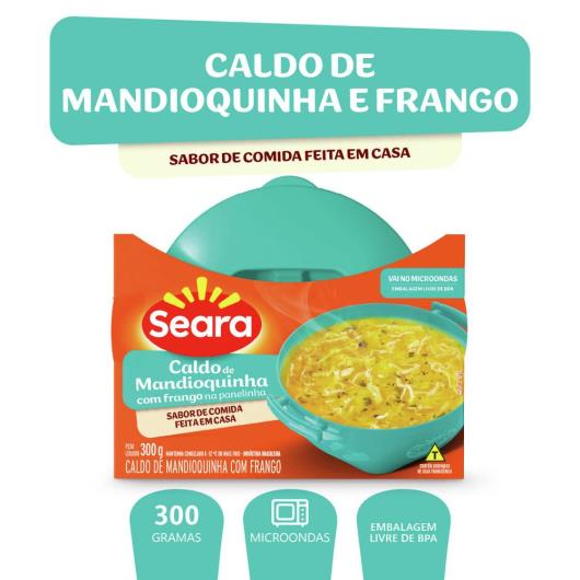 Caldo de Mandioquinha com Frango Seara na Panelinha Congelado 300g - Imagem em destaque