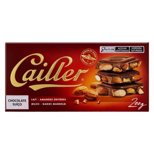 Chocolate suiço Cailler 200g - Imagem em destaque