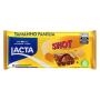 Chocolate ao Leite com Amendoim Lacta Shot Pacote 145g Tamanho Família