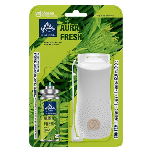Odorizante Aparelho + Refil Blister 12ml aura fresh Glade Unidade - Imagem em destaque