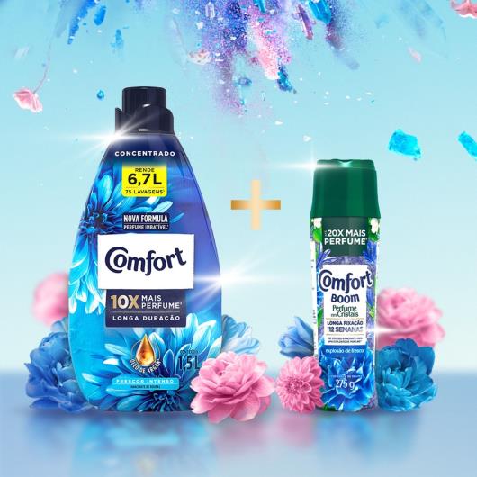 Perfume para Roupas Explosão de Frescor Comfort Boom Cristais Frasco 275g - Imagem em destaque