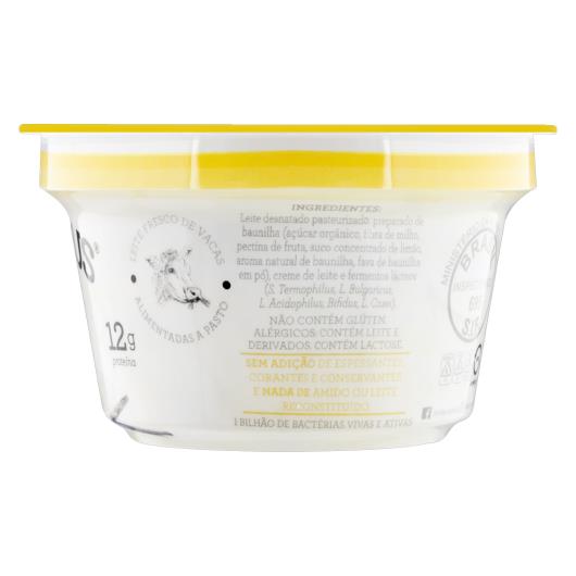 Iogurte Integral Grego Baunilha Yorgus Pote 130g - Imagem em destaque