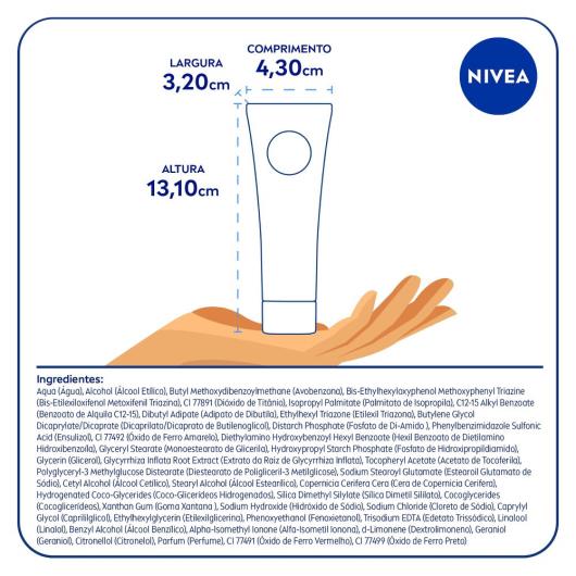 Protetor Solar NIVEA SUN Facial Beauty Expert Controle de Oleosidade Com Cor Média FPS 60 50g - Imagem em destaque