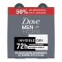 Pack Antitranspirante Roll-On Invisible Dry Dove Men+Care 2 Unidades 50ml Cada Grátis 50% de Desconto na 2ª Unidade