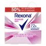 Pack Antitranspirante Roll-On Powder Dry Rexona 2 Unidades 50ml Cada Grátis 50% de Desconto na 2ª Unidade