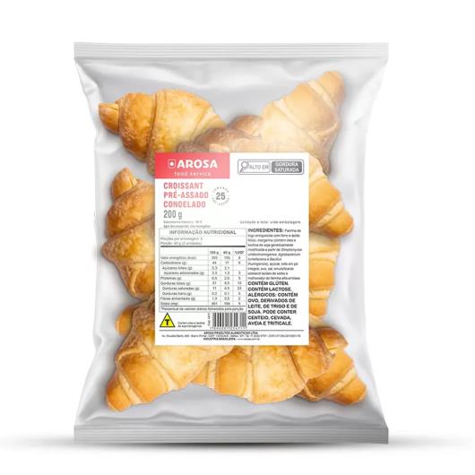 Croissant pré assado presunto e queijo Arosa congelado 200g - Imagem em destaque