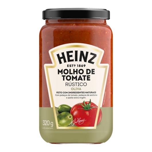 Molho de Tomate Rústico Heinz Oliva Vidro 320g - Imagem em destaque