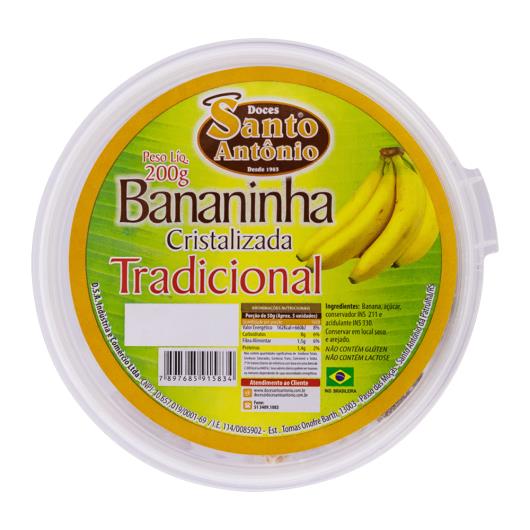 Bananinha Santo Antônio Cristalizada Tradicional 200g - Imagem em destaque