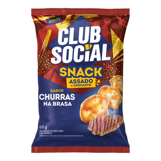 Snack Churras na Brasa Club Social Pacote 68g - Imagem em destaque