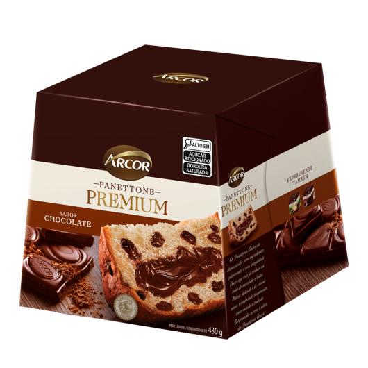 Panettone premium chocolate Arcor 430g - Imagem em destaque