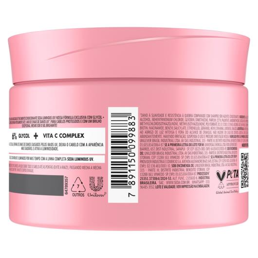 Máscara de Tratamento Seda Luminous UV Glycol + VITA C Pote 300g - Imagem em destaque