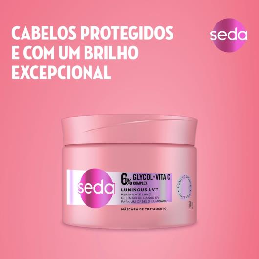 Máscara de Tratamento Seda Luminous UV Glycol + VITA C Pote 300g - Imagem em destaque