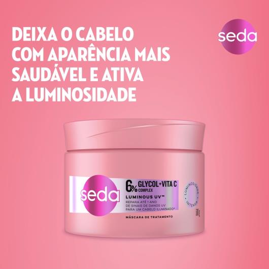 Máscara de Tratamento Seda Luminous UV Glycol + VITA C Pote 300g - Imagem em destaque