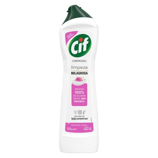 Saponáceo Cremoso Floral Cif 450ml - Imagem em destaque