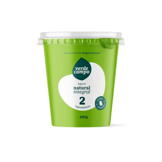 Iogurte Natural Integral Verde Campo Pote 480g - Imagem em destaque