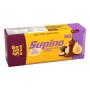 Pack Barra de Frutas Banana e Ameixa Cobertura Chocolate ao Leite Supino Sem Adição de Açúcares Caixa 72g 3 Unidades
