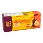 Pack Barra de Frutas Banana Cobertura Chocolate ao Leite Supino Caixa 72g 3 Unidades
