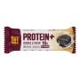 Barra de Proteína Banana Brasil Cookies & Cream Cobertura Chocolate ao Leite Zero Açúcar Protein+ Pacote 50g