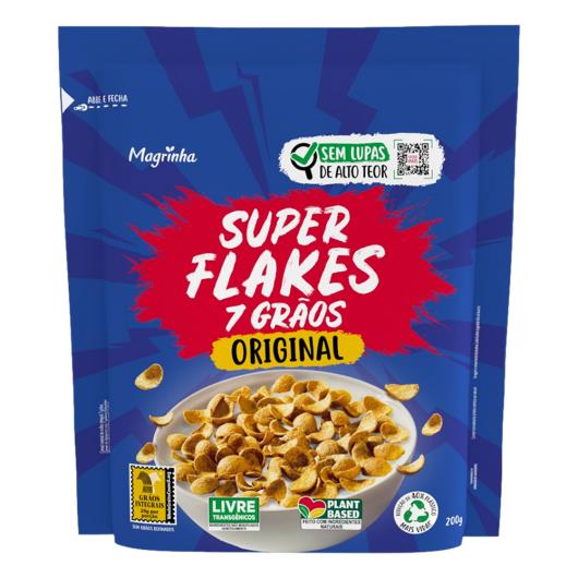 Cereal Matinal Original Da Magrinha Super Flakes 7 Grãos Pouch 200g - Imagem em destaque