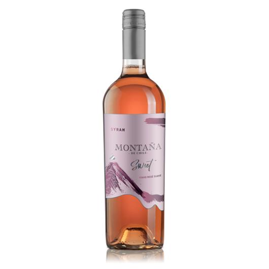 Vinho Chileno Montaña Sweet Syrah Rose Suave 750ml - Imagem em destaque