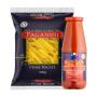 Kit Paganini Saboreie Penne Rigate 500g + Polpa di Pomodoro Paganini Tradicional 690g