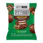Biscoito de Arroz Recheio Avelã Cobertura Chocolate ao Leite Fit Food Arrozfajor Pacote 26g