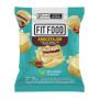 Biscoito de Arroz Recheio Avelã Cobertura Chocolate Branco Fit Food Arrozfajor Pacote 26g