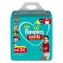 Fralda Descartável Infantil Pants Pampers Ajuste Total XXXG Pacote 54 Unidades