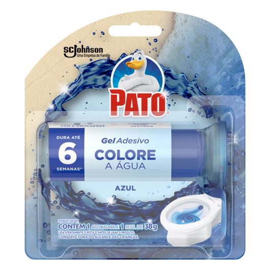 Detergente sanitário gel adesivo colore Pato aparelho + refil Unidade - Imagem em destaque