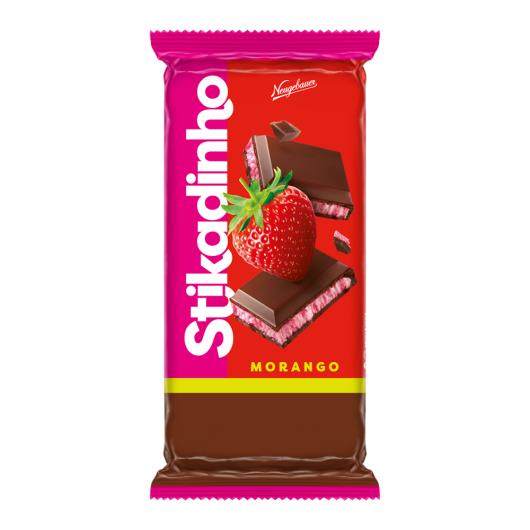 Chocolate Stikadinho Meio Amargo Recheio Morango 70g - Imagem em destaque