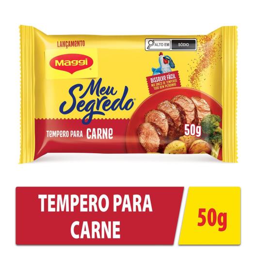 Tempero Maggi Meu Segredo Granulado Carne 50g - Imagem em destaque