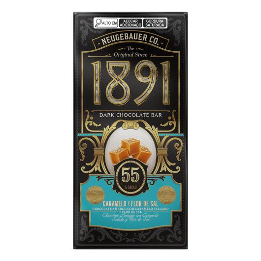 Chocolate Neugebauer 55% Cacau com Caramelo Salgado e Flor de Sal 1891 Caixa 90g - Imagem em destaque