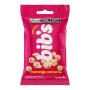 Snack Bib's Morango Extreme Cobertura Chocolate Branco Flocos de Arroz Pacote 40g