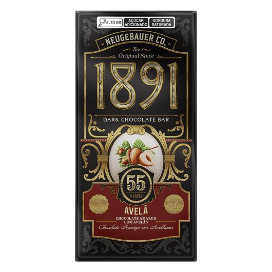 Chocolate Neugebauer 1891 55% Cacau com Avelãs 90g - Imagem em destaque