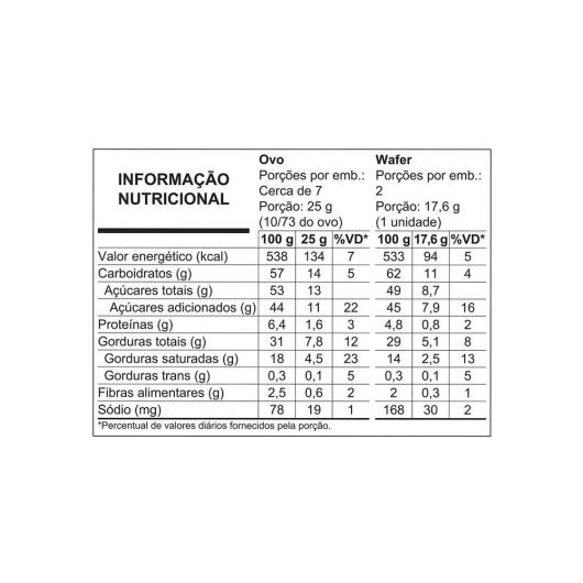 Ovo de Páscoa ao Leite Garoto Serenata de Amor 217,7g - Imagem em destaque