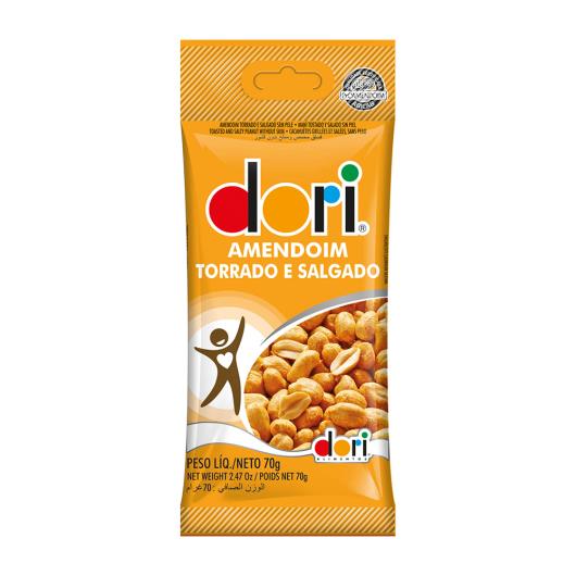 Amendoim Torrado e Salgado Dori 70g - Imagem em destaque