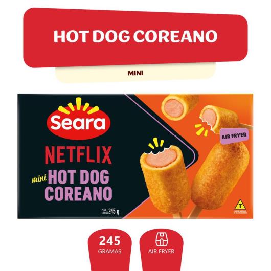 Mini Hot Dog Coreano Seara Netflix 245g - Imagem em destaque
