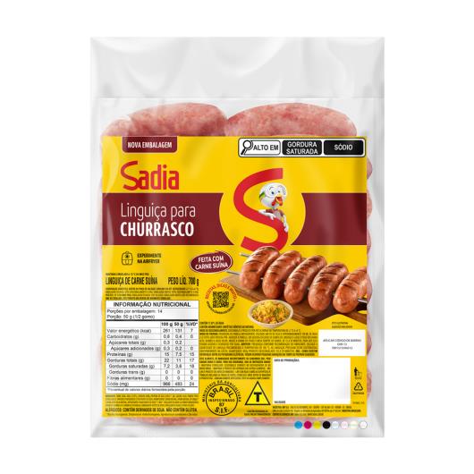 Linguiça de Carne Suína para Churrasco Sadia 700g - Imagem em destaque