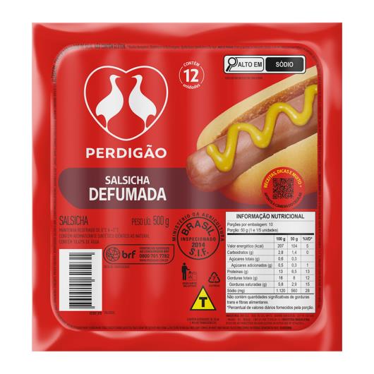 Salsicha Defumada Perdigão 500g - Imagem em destaque
