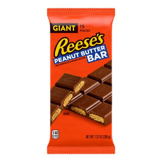 Chocolate ao Leite Reese's Recheio Pasta de Amendoim Tablete 208g - Imagem em destaque