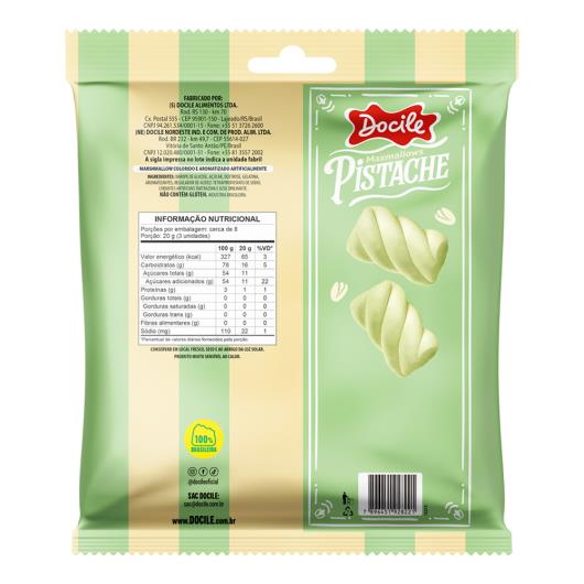Marshmallow Pistache Docile Maxmallows Pacote 150g - Imagem em destaque