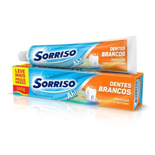Creme Dental Dentes Brancos Sorriso 180g Leve Mais Pague Menos - Imagem em destaque