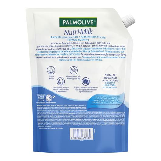 Sabonete Líquido Palmolive Nutri-Milk Hidratação Prolongada Sachê 900ml Refil Econômico - Imagem em destaque