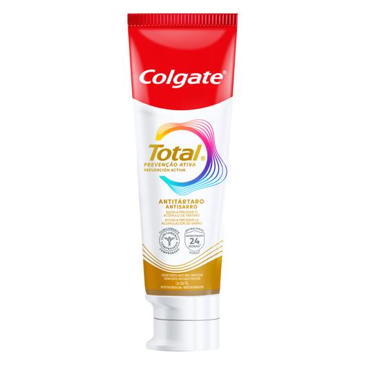 Creme Dental Colgate Total Prevenção Ativa Antitártaro Caixa 90g - Imagem em destaque