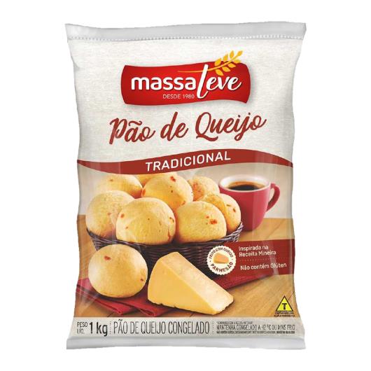 Pão de Queijo Massa Leve Tradicional Congelado 1kg - Imagem em destaque