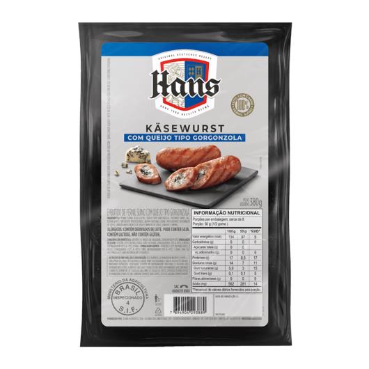 Linguiça Hans com Queijo Tipo Gorgonzola 380g - Imagem em destaque